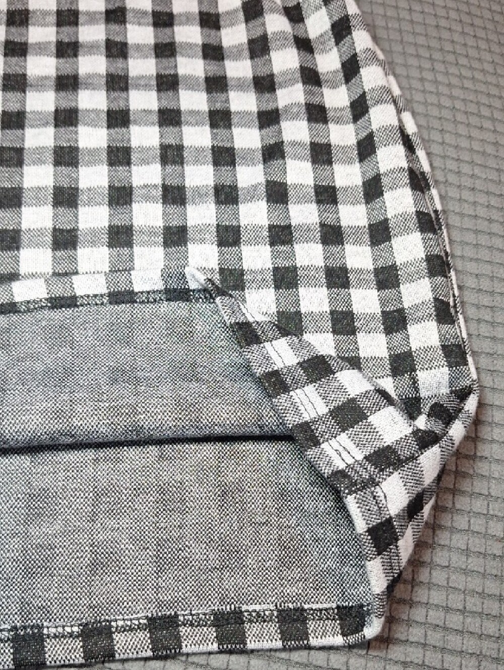 Rue21 Black and White Gingham Spaghetti-Strap Mini Dress - Picture 4 of 7